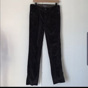 TALL Eddie Bauer Dk Gray Stretch Velvet Skinny 6T